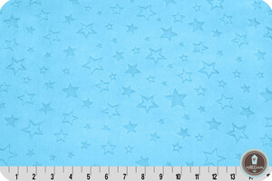 Shannon Minky Star Turquoise