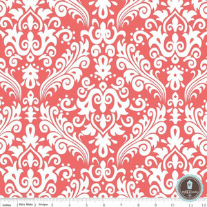 Riley Blake Medium Damask Coral