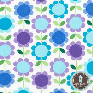 Robert Kaufman Jersey Flowers Multi