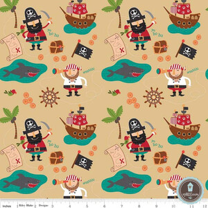 Riley Blake Pirates Piraci Tkanina Bawełniana