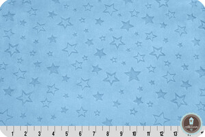 Shannon Minky Star Baby Blue