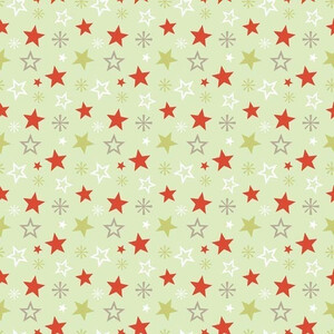Riley Blake Merry Little Christmas Gwiazdki Na Jasno Zielonym Tle