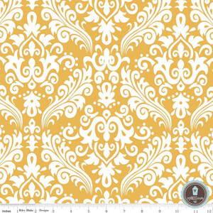 Riley Blake Medium Damask Mustard