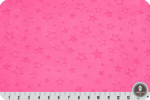 Shannon Minky Star Fuchsia