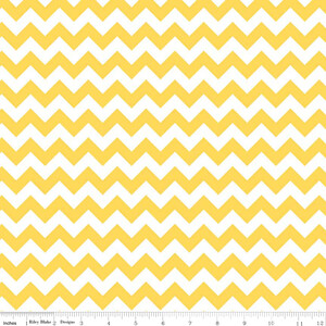 Riley Blake Small Chevron Żółty