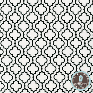 Robert Kaufman Quatrefoil Ecru