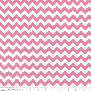 Riley Blake Small Chevron Różowy