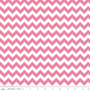 Riley Blake Small Chevron Różowy