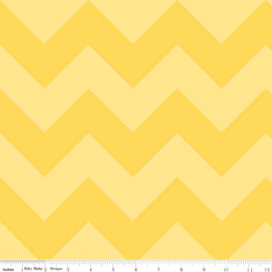 Riley Blake Duży Large Chevron Zygzak Yellow