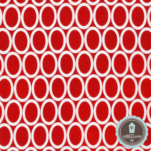 Robert Kaufman Remix Owal Red