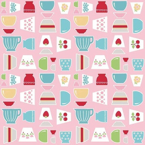 Riley Blake Bake Sale Miseczki Pink