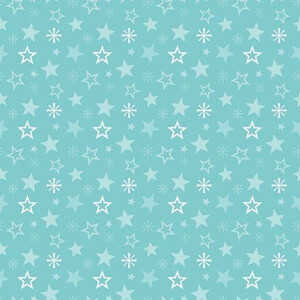 Riley Blake Merry Little Christmas Gwiazdki Na Niebiesko-Turkusowym Tle