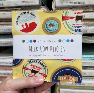 Moda Milk Cow Kitchen Charm Pack 5 cali - 42 sztuki