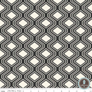 Riley Blake Home Decor Diamonds Black