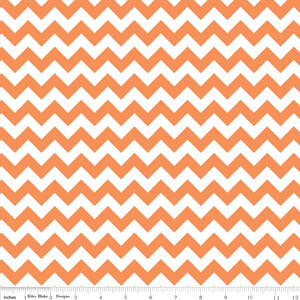 Riley Blake Small Chevron Pomarańczowy