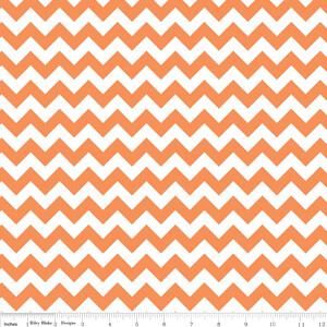 Riley Blake Small Chevron Pomarańczowy