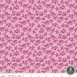 Riley Blake Halle Rose Listki Liście Orchid