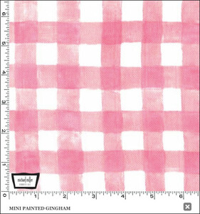 Michael Miller Double Gauze Gingham Pink